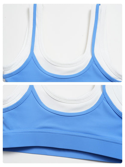 Women's Two-Piece Colorblock Yoga Set, Activewear Set - image 18