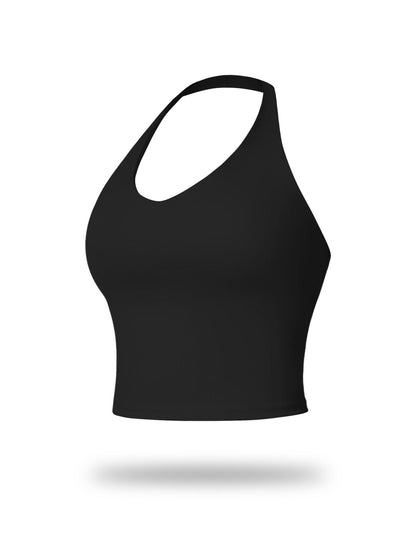 Women's Yoga Backless Tank Top, Quick-Dry Sleeveless Sports Bra - image 11