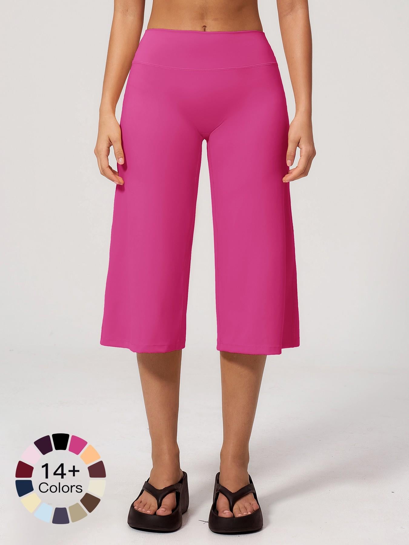 Women's High-Waisted Quick-Dry Loose-Fit Yoga Pants, Breathable Comfortable Athletic Bottoms - image 12