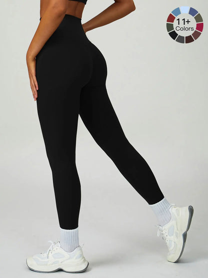 High-Waisted Butt Lifting Workout Pants for Women, Tight Fit Outdoor Cycling Sports Running Long Pants