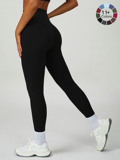 High-Waisted Butt Lifting Workout Pants for Women, Tight Fit Outdoor Cycling Sports Running Long Pants - image 11
