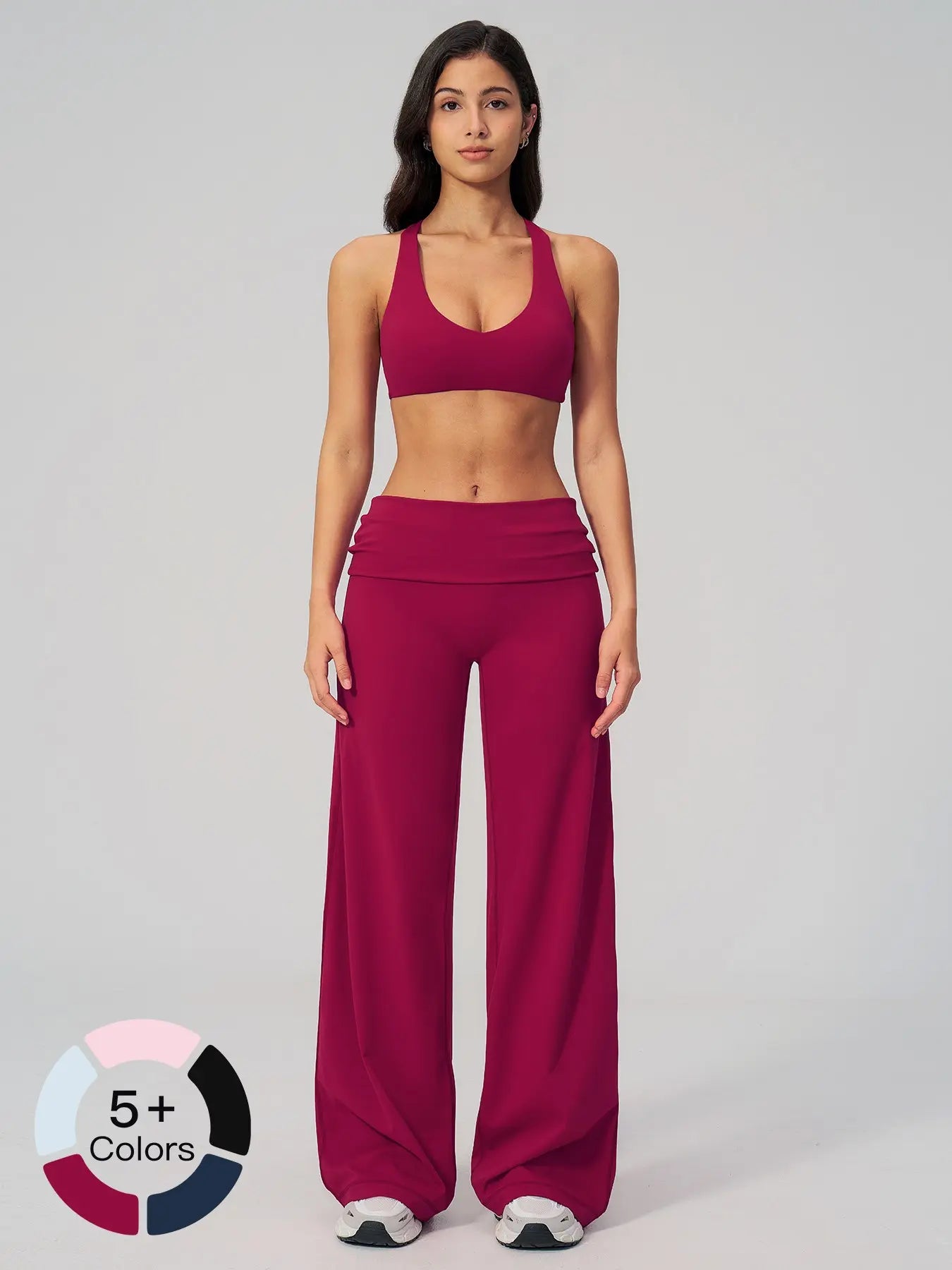 Women's Summer Fashion Yoga Set, Backless Sportswear - image 5