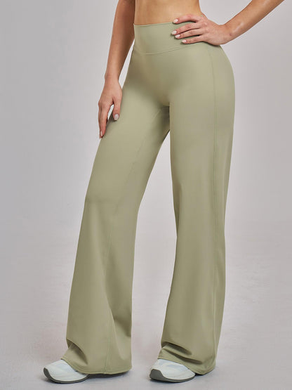 High Waist Flare Leg Yoga Pants, Casual Dance Workout Trousers - image 11