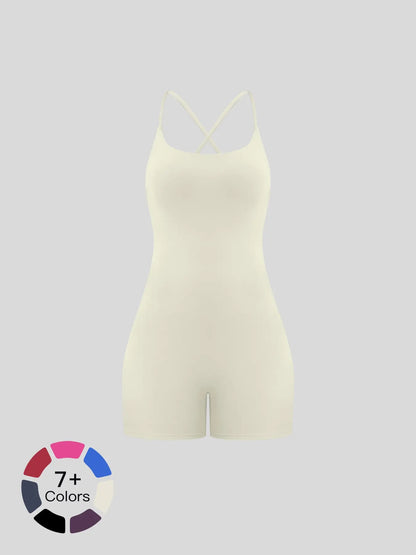 Cross-Border Backless Yoga, Fitness Dance Bodysuit