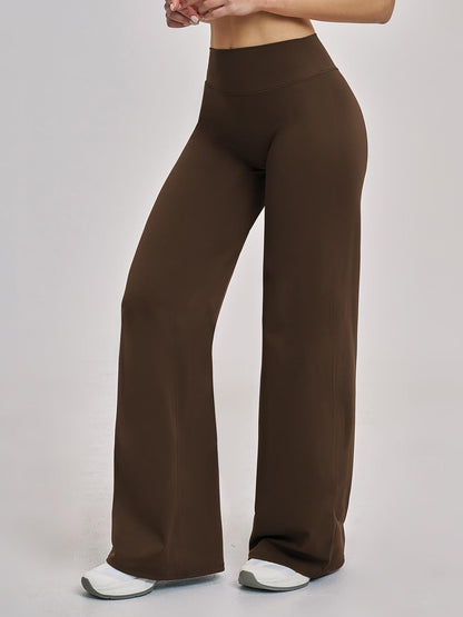 High Waist Flare Leg Yoga Pants, Casual Dance Workout Trousers - image 9