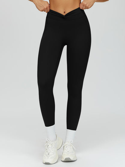 Cross High-Waisted Yoga Pants, Seamless Tight-Fitting Gym Wear - image 13