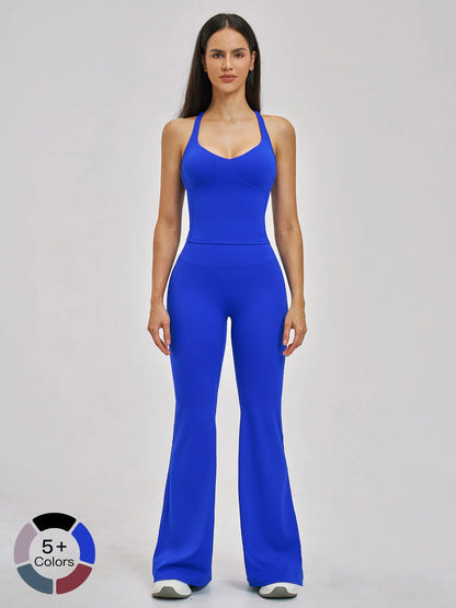 Women's Fitted Yoga Set, Cross-Back Design