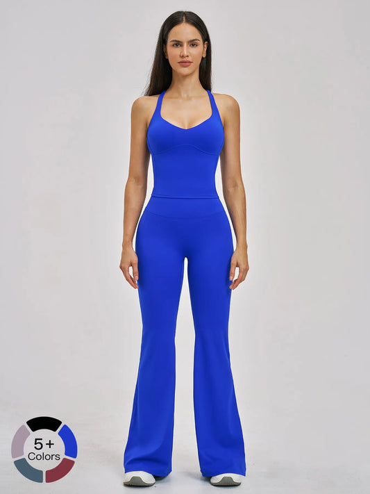Women's Fitted Yoga Set, Cross-Back Design - image 2
