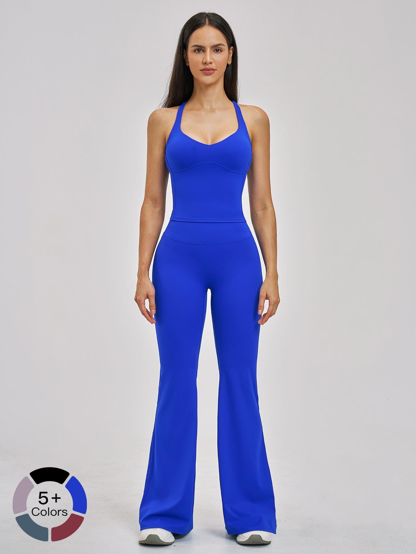 Women's Fitted Yoga Set, Cross-Back Design - image 11