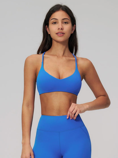 Cloud-Soft Yoga Bra, Quick-Dry Cross-Back Sports Bra - image 14