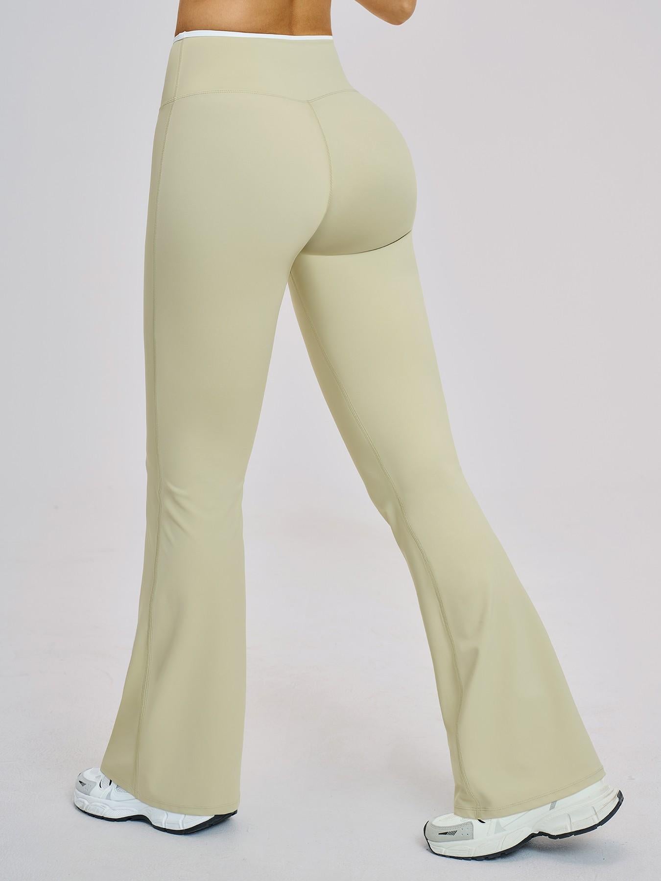 High-Waisted Quick-Dry Wide-Leg Active Pants, Activewear Bottoms - image 12