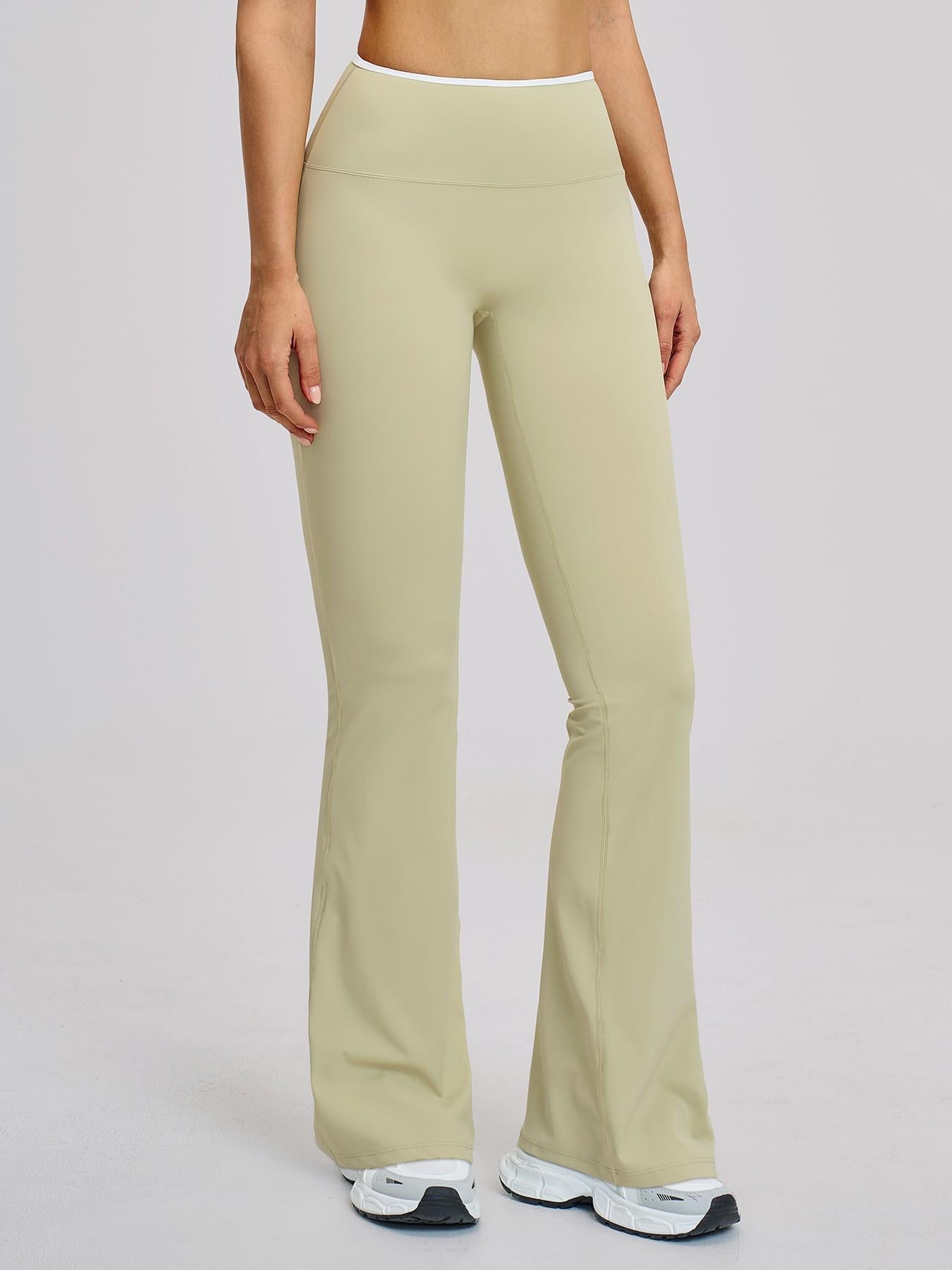 High-Waisted Quick-Dry Wide-Leg Active Pants, Activewear Bottoms - image 14