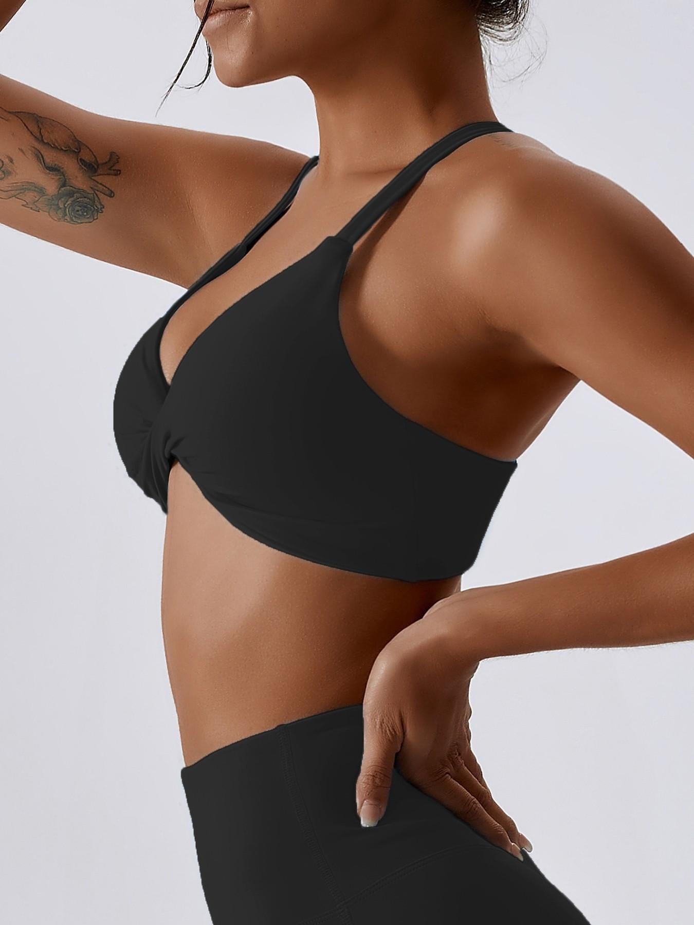 Nude Feel Yoga Sports Bra, Outdoor Running Backless Fitness Lingerie - image 15
