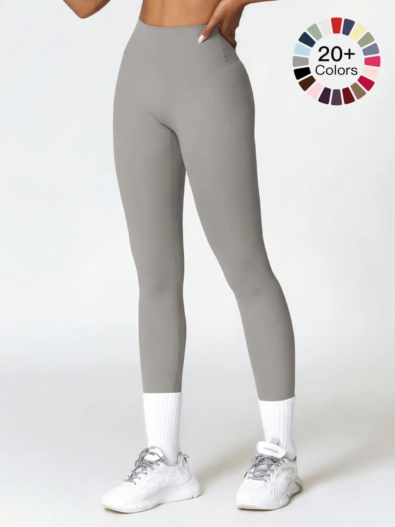 Women's High Waisted Sports Leggings, High Waists Leggings - image 7