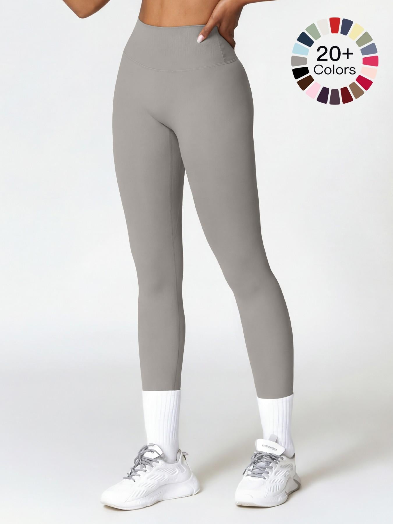 Women's High Waisted Sports Leggings, High Waists Leggings - image 23