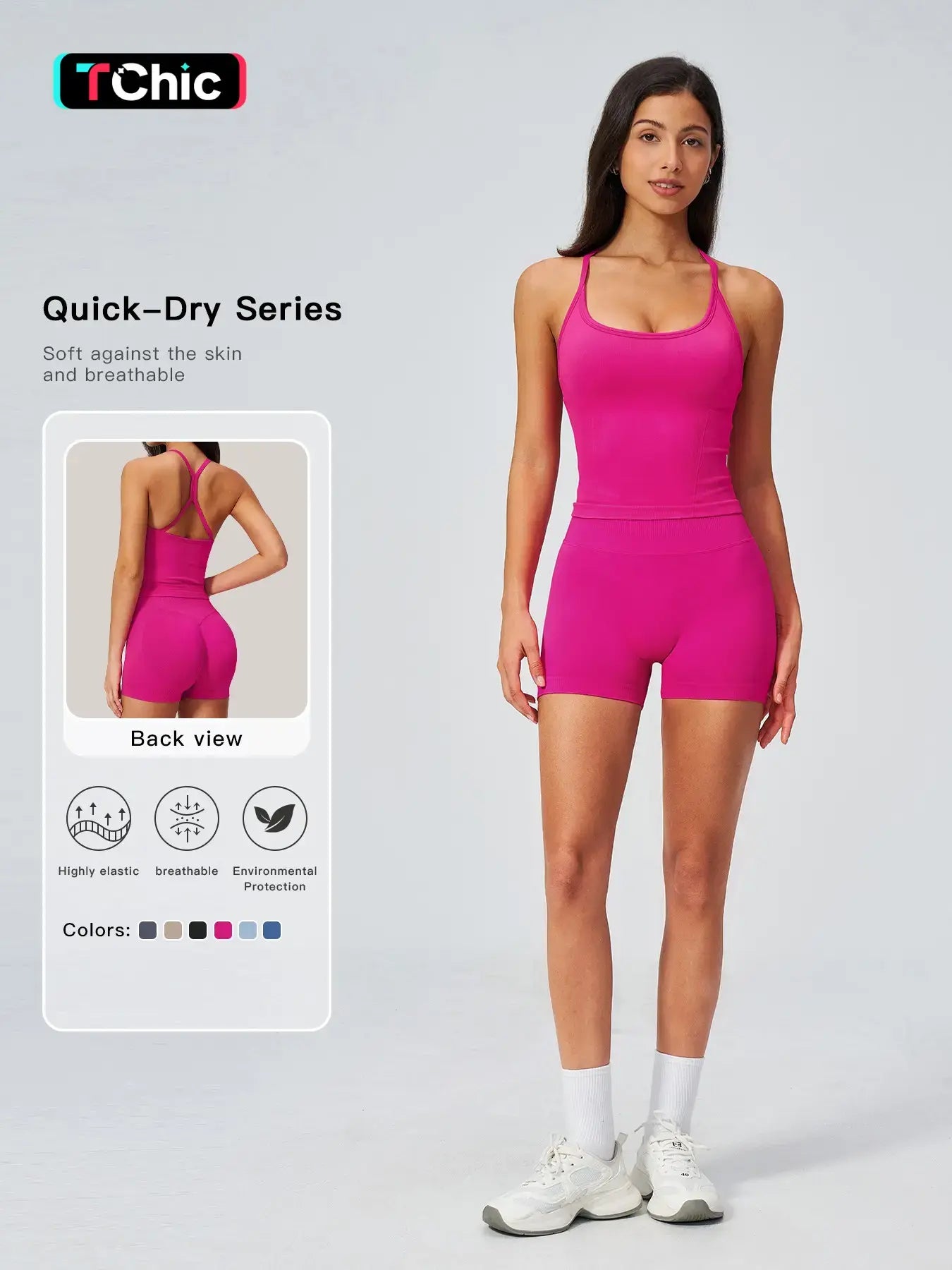 Summer New Yoga Set for Women, Slim Fit Backless Waist Trainer High-Waisted Quick-Dry Breathable Gym…