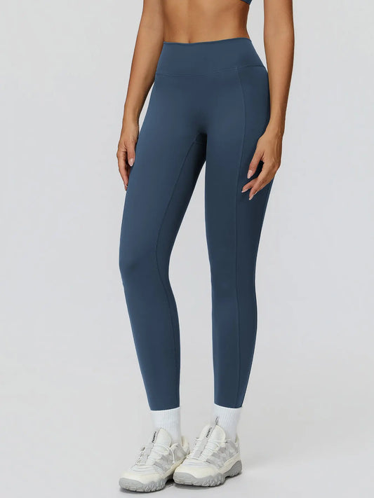 Women's High-Waisted Yoga Pants, Fitted Long Leggings for Outdoor Running & Fitness - image 3