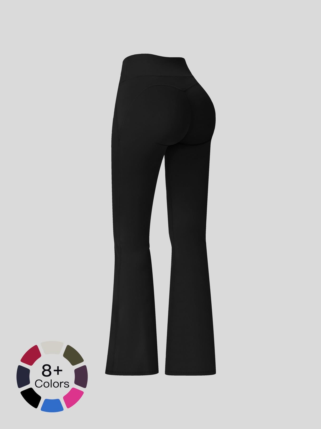 Cloudy Sensation Sport Long Pants, High Waist Butt Lifting Wide Leg Outerwear Bell Bottoms - image 18