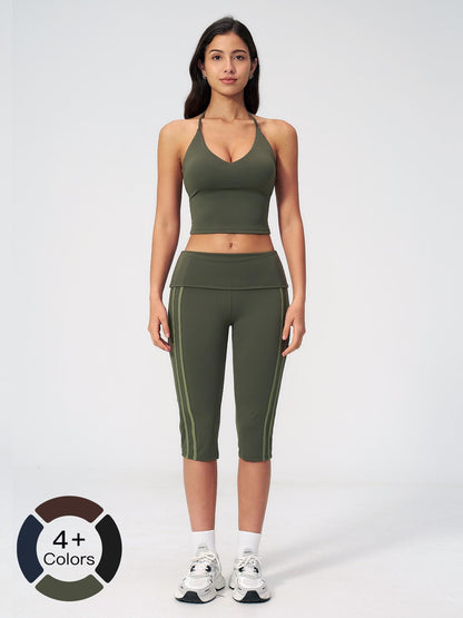 European and American Yoga Set, Two-Piece Activewear Set Sportswear for Outdoor Activities - image 19