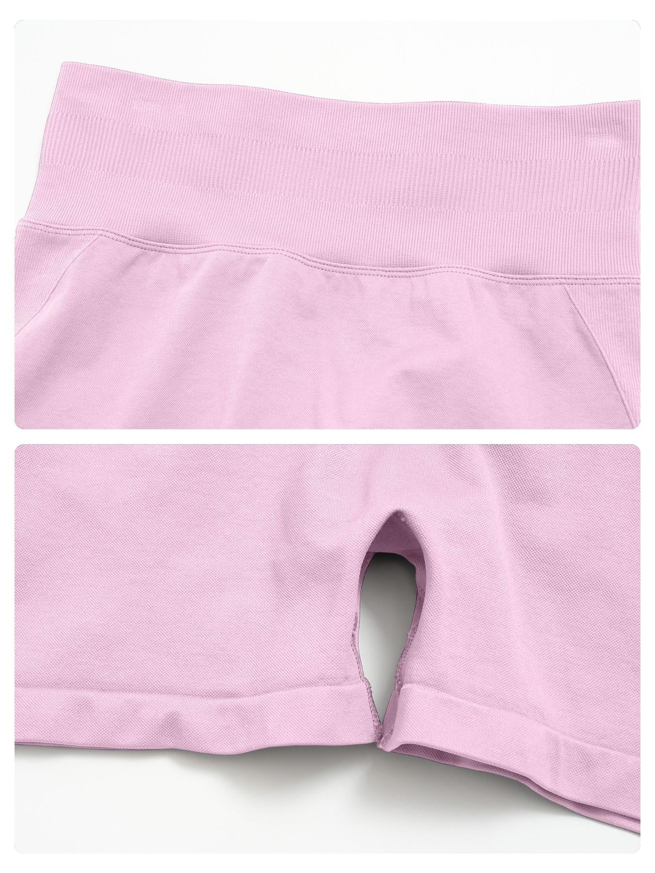 Seamless Athletic Yoga Set Neckline Back Beauty Lift Butt Tight Outdoor Running Fitness Two-Piece Women's - image 17