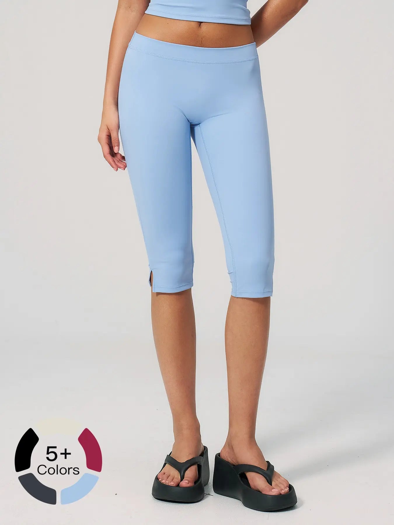 Summer New Yoga Waist Trainer Pants for Women, Butt Lifting Running Sports Short Low Waist… - image 9