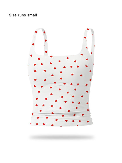 Women's Solid Color Sports Tank Top for Yoga & Gym