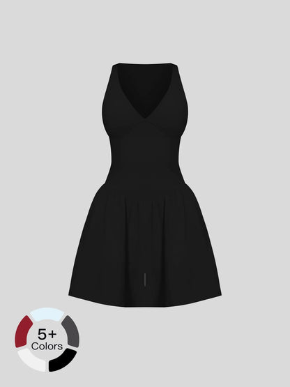 Cross-Border Fitness Yoga, Sporty Outdoor Running Tight Tank Dress