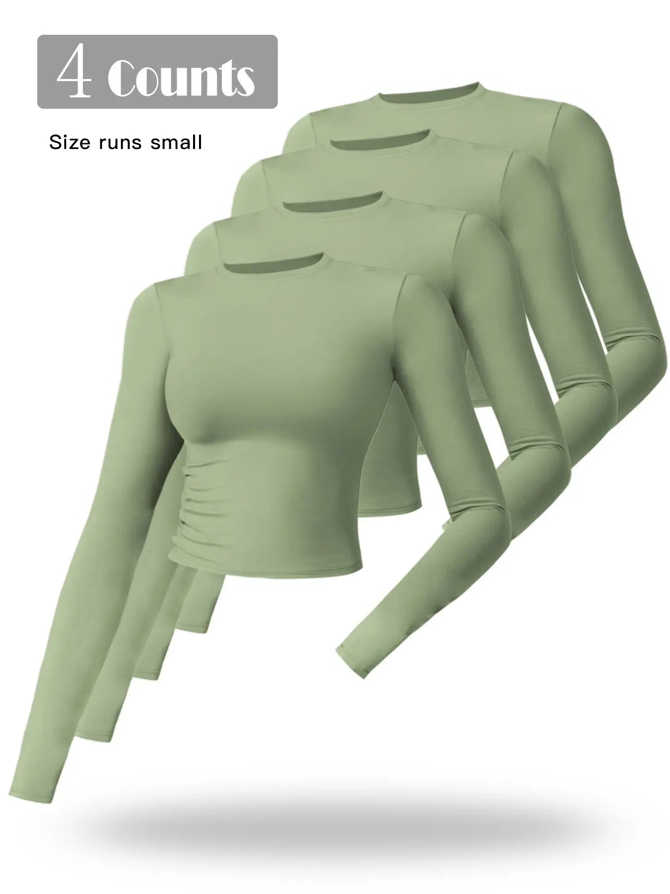 Women's Compression Sports Tee - Quick Drying Long Sleeve