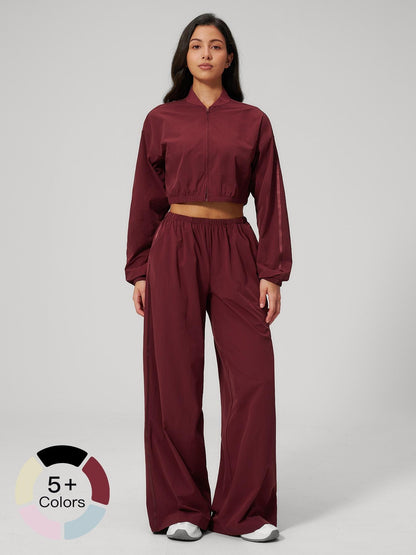 Women's Sun Protection Sportswear Yoga Set, Long Sleeve Top & Pants - image 22