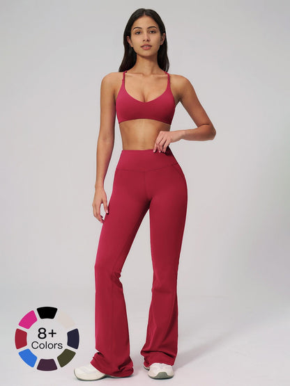 Women's 2-Piece Sports Pants Set Yoga, Running Outfits & Fitness Activewear - image 18