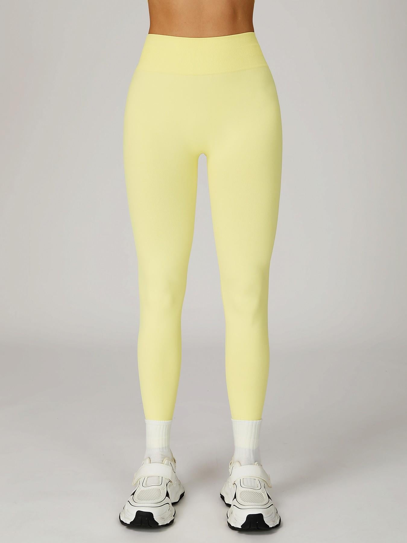 Women's Seamless High-Waisted Yoga Pants, Tight-Fitting Tummy Control - image 9