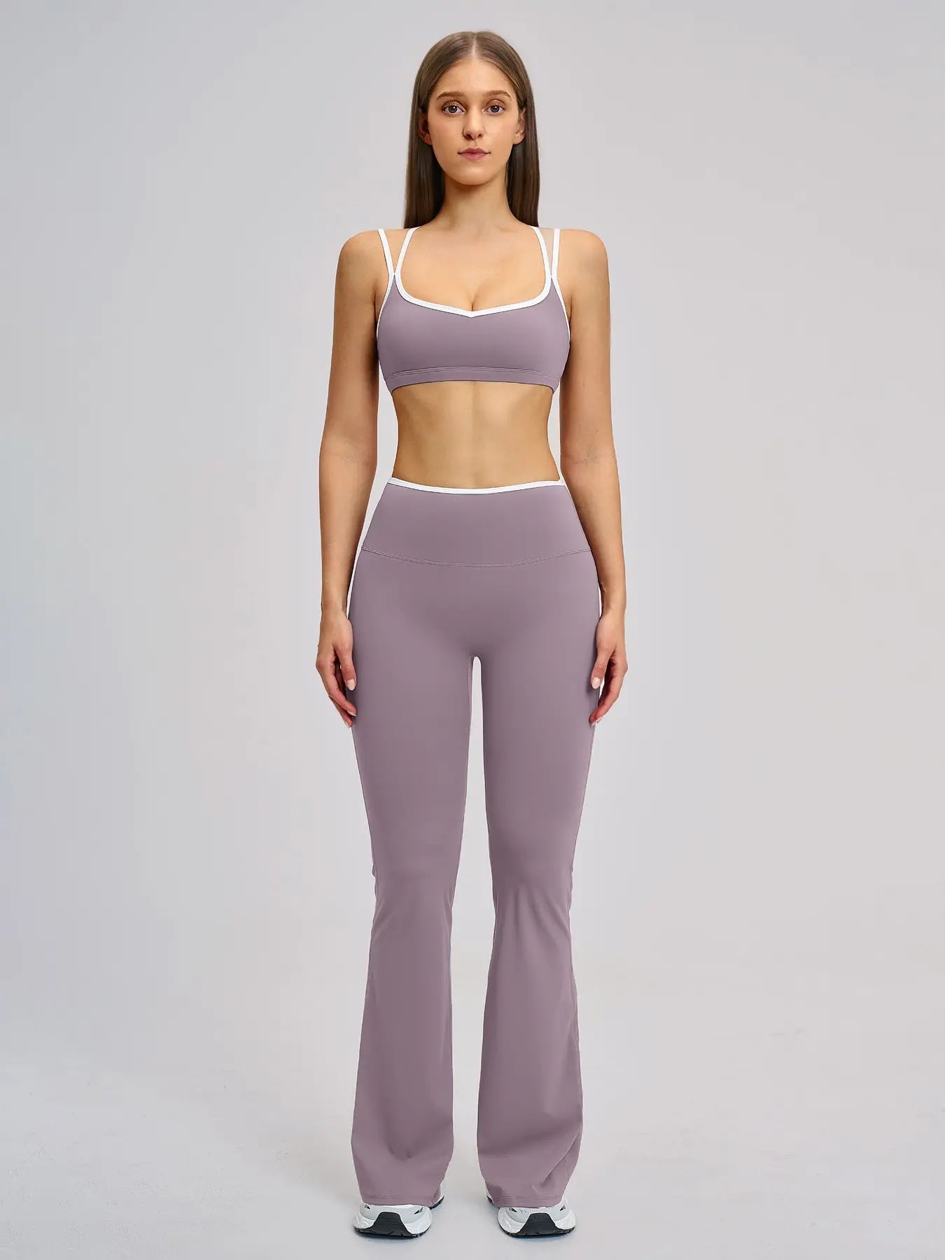 Women's Sporty Yoga Set, Tight-Fitting Backless Design - image 6