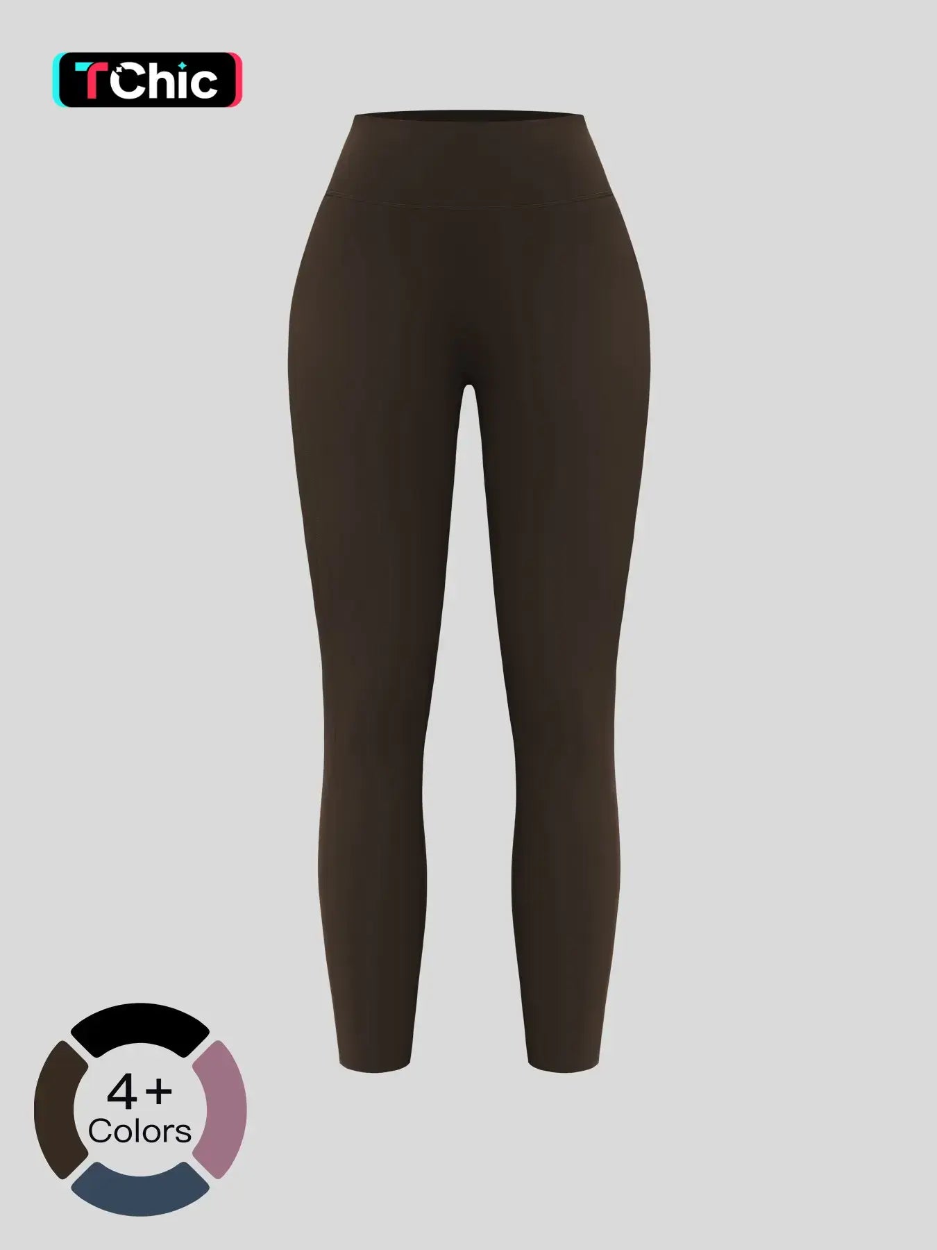 Women's High-Waisted Yoga Pants, Fitted Long Leggings for Outdoor Running & Fitness