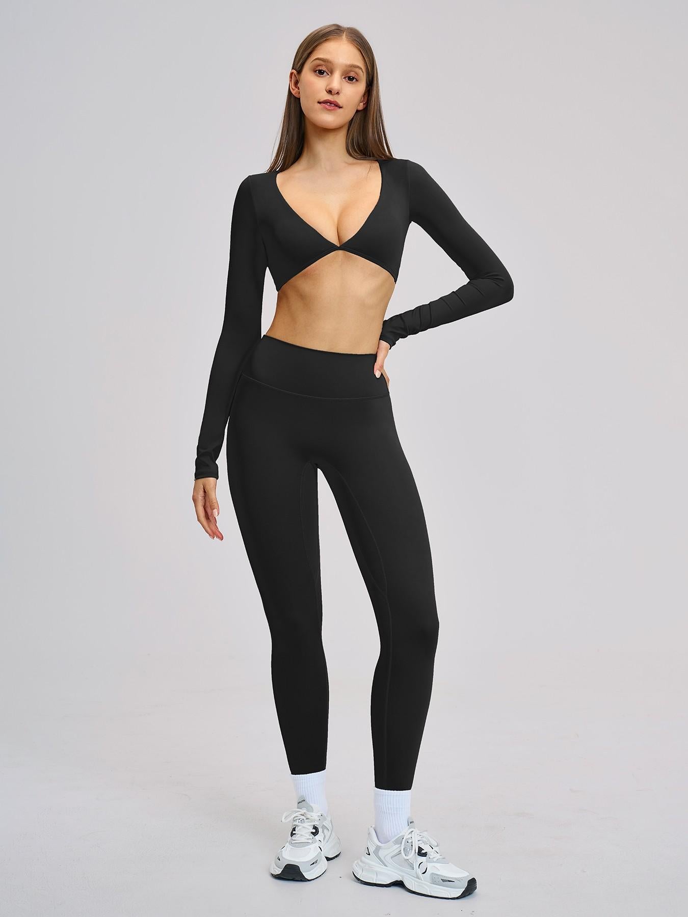 Women's Yoga Set, Microfiber Material - image 13