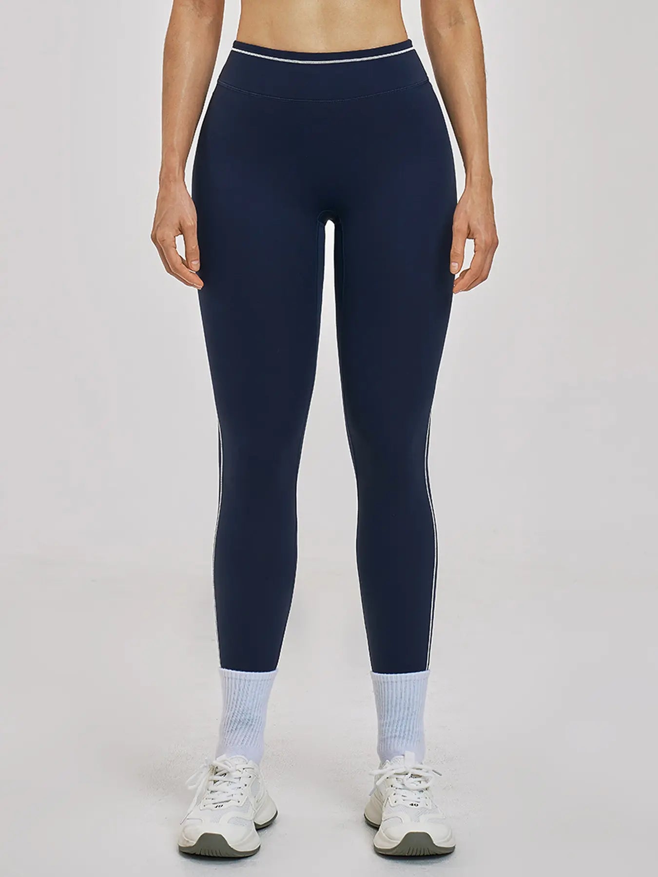 Cross-Border Colorblock Yoga Pants, High Waist Quick-Dry Tight Fit - image 8