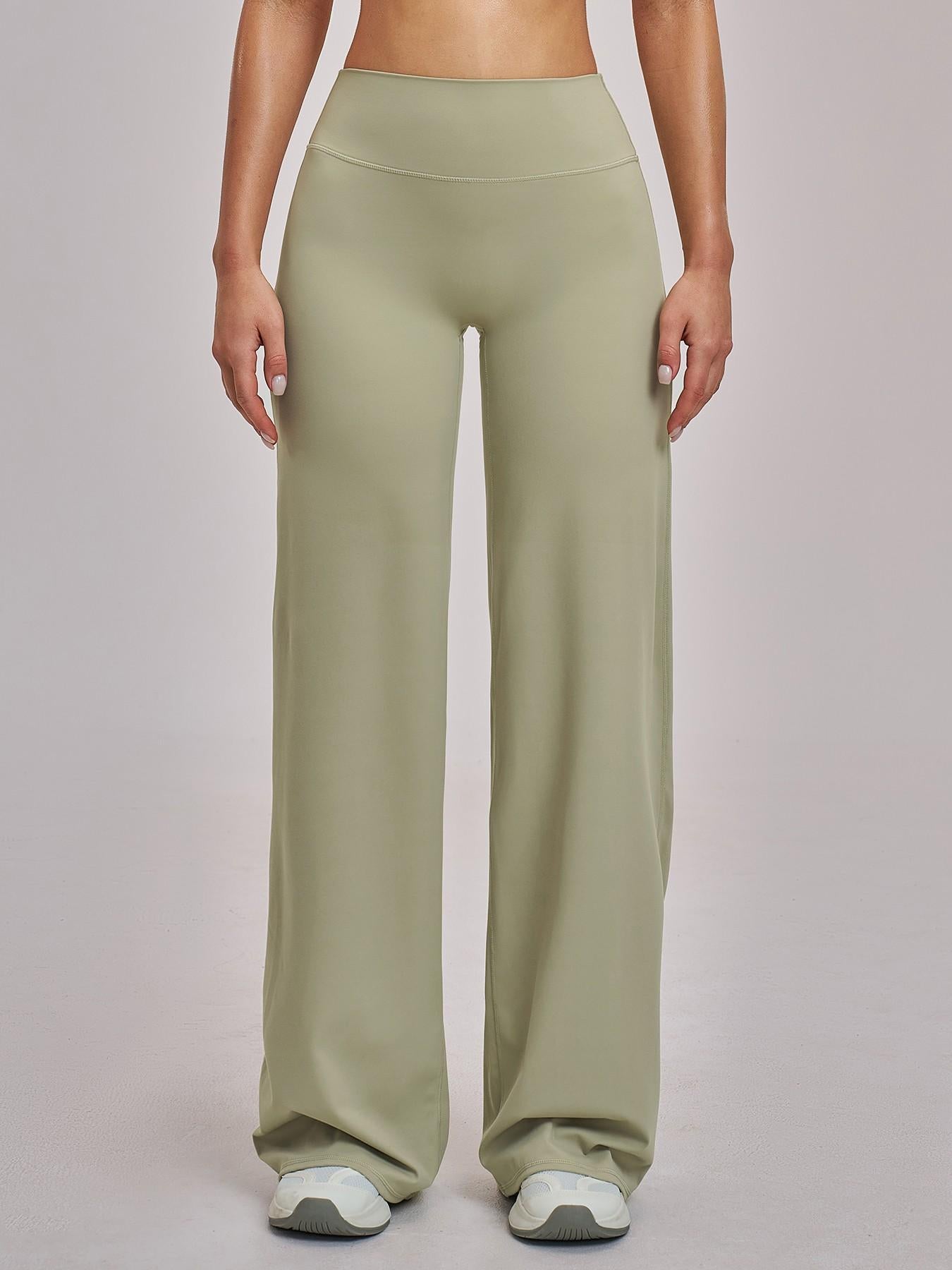 High Waist Flare Leg Yoga Pants, Casual Dance Workout Trousers - image 10