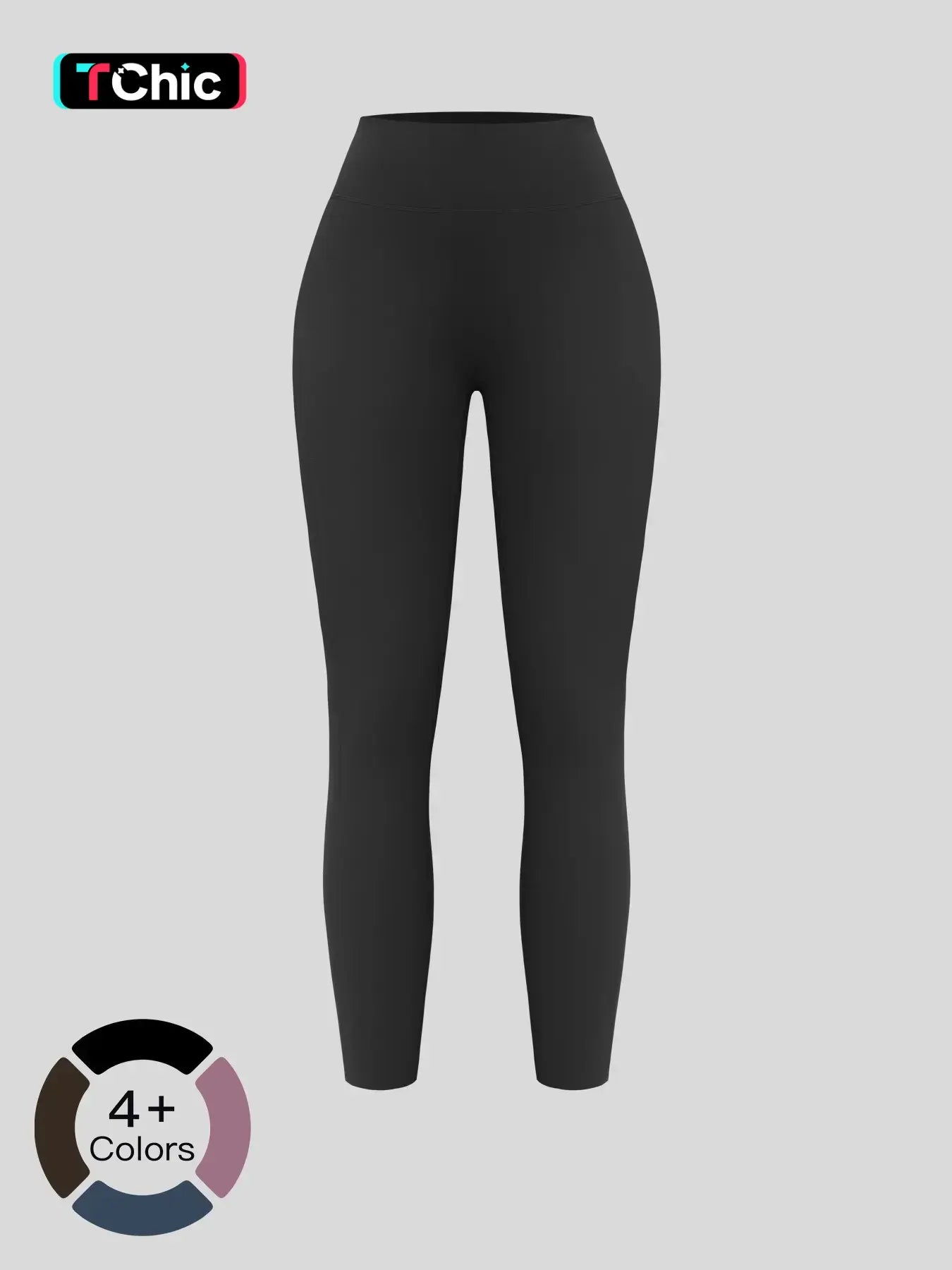 Women's High-Waisted Yoga Pants, Fitted Long Leggings for Outdoor Running & Fitness