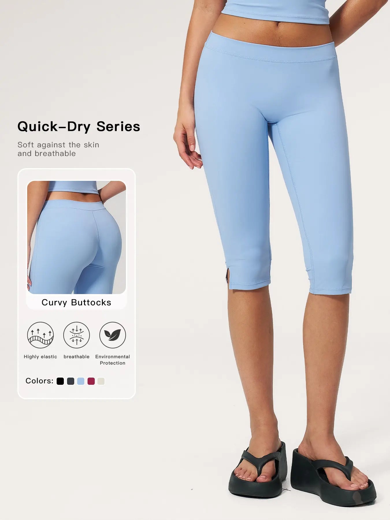 Summer New Yoga Waist Trainer Pants for Women, Butt Lifting Running Sports Short Low Waist… - image 4