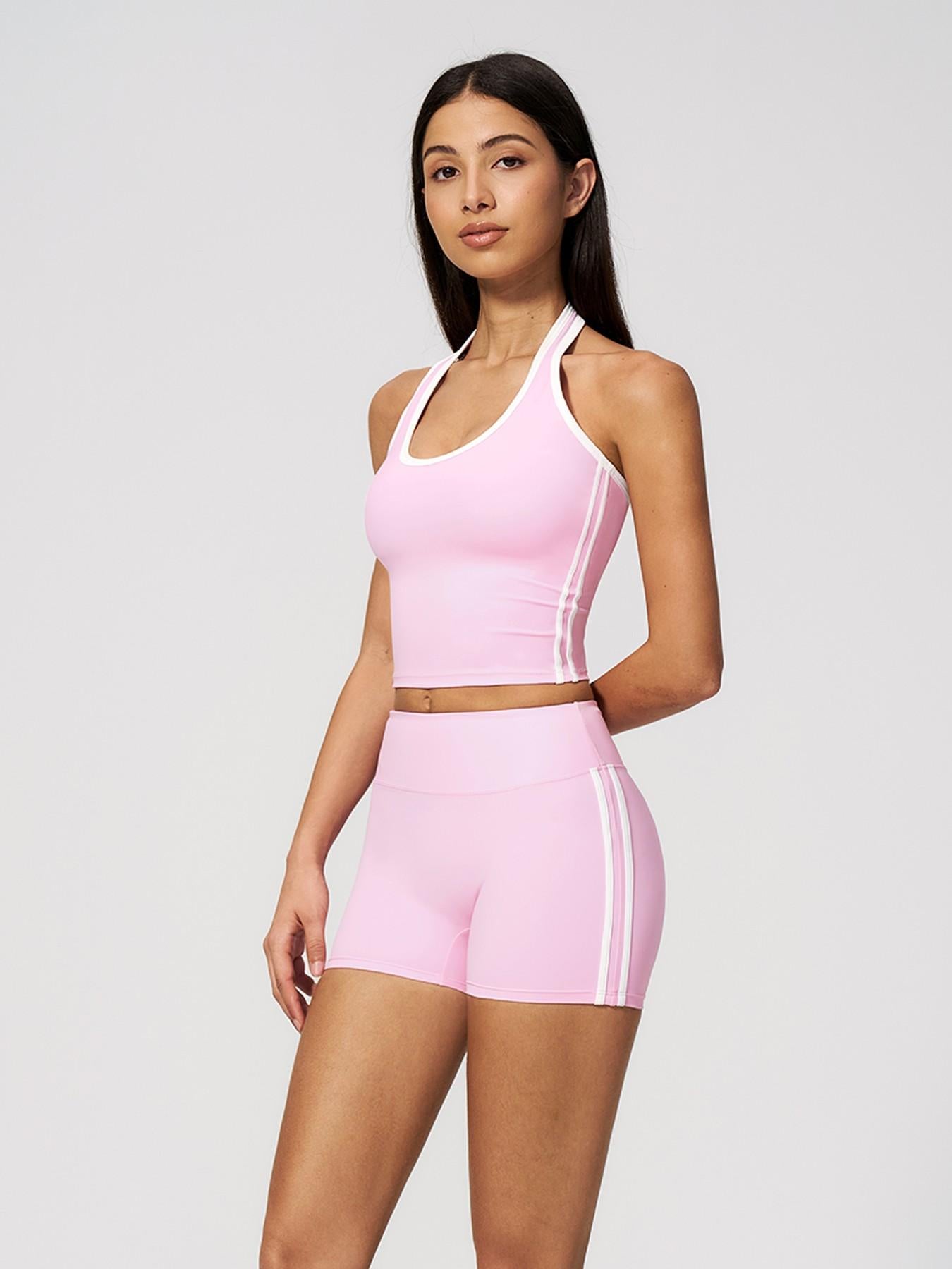 Bare Feel Yoga Set, Colorblock Pilates Training Wear - image 14