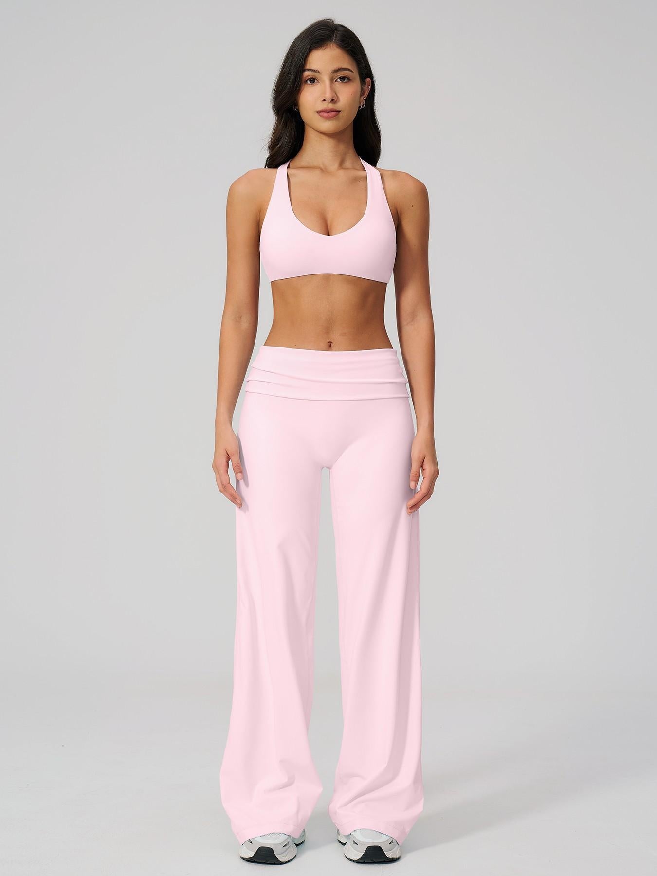 Women's Summer Fashion Yoga Set, Backless Sportswear - image 14