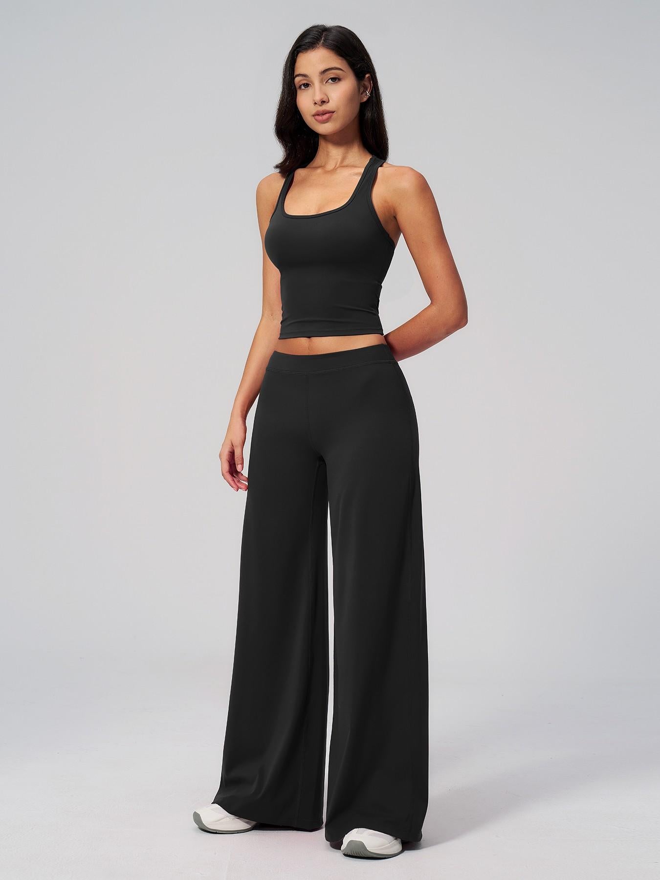 Low Waist Fitted Yoga Set for Women, Quick-Dry Athletic Sportswear for Running and Fitness - image 16