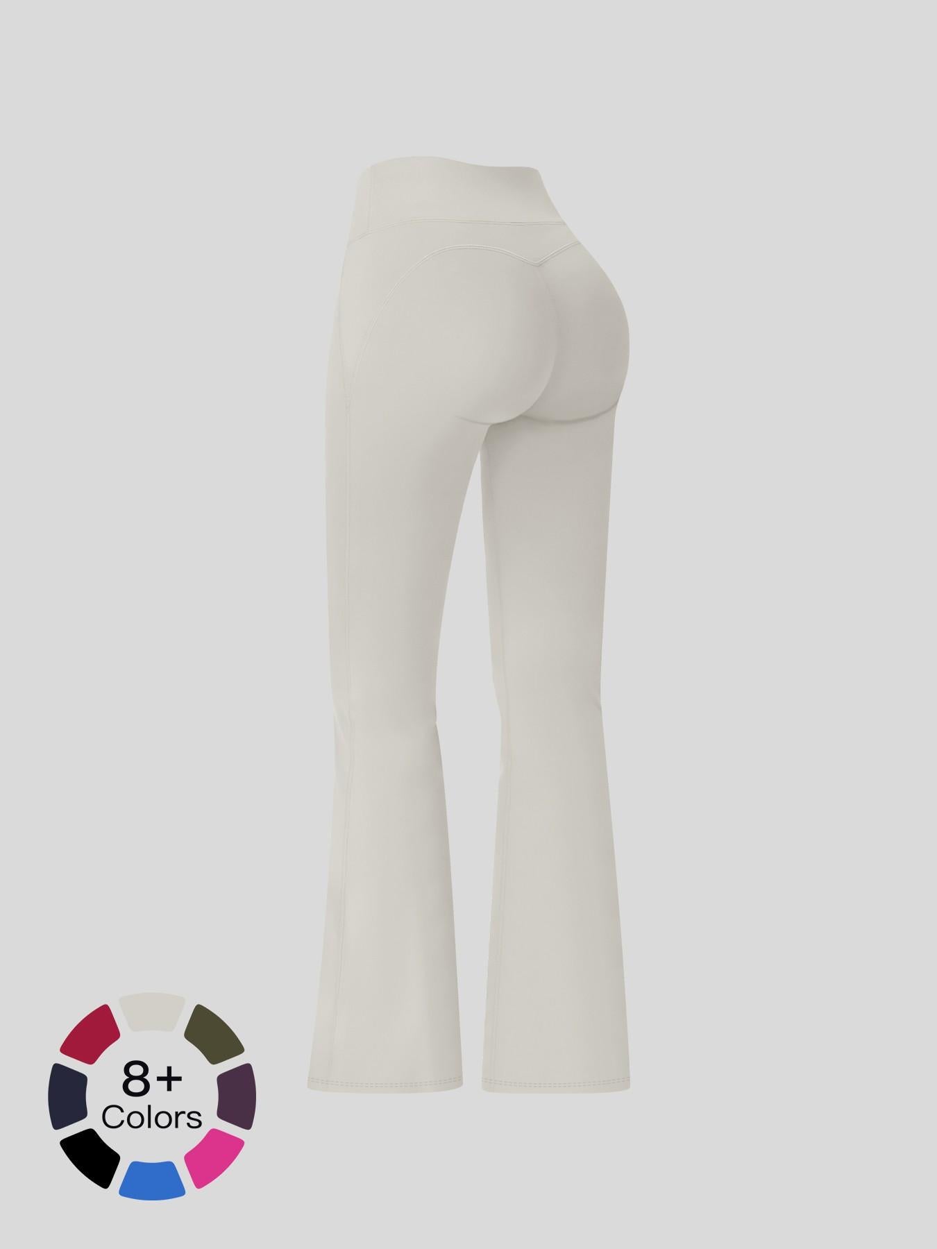 Cloudy Sensation Sport Long Pants, High Waist Butt Lifting Wide Leg Outerwear Bell Bottoms - image 8
