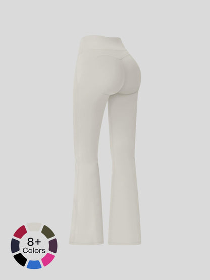 Cloudy Sensation Sport Long Pants, High Waist Butt Lifting Wide Leg Outerwear Bell Bottoms - image 8