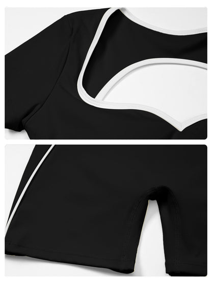 Women's Colorblock Sleeveless Sports Yoga Top, Tight-Fitting Design for Running & Gym Workout - image 17
