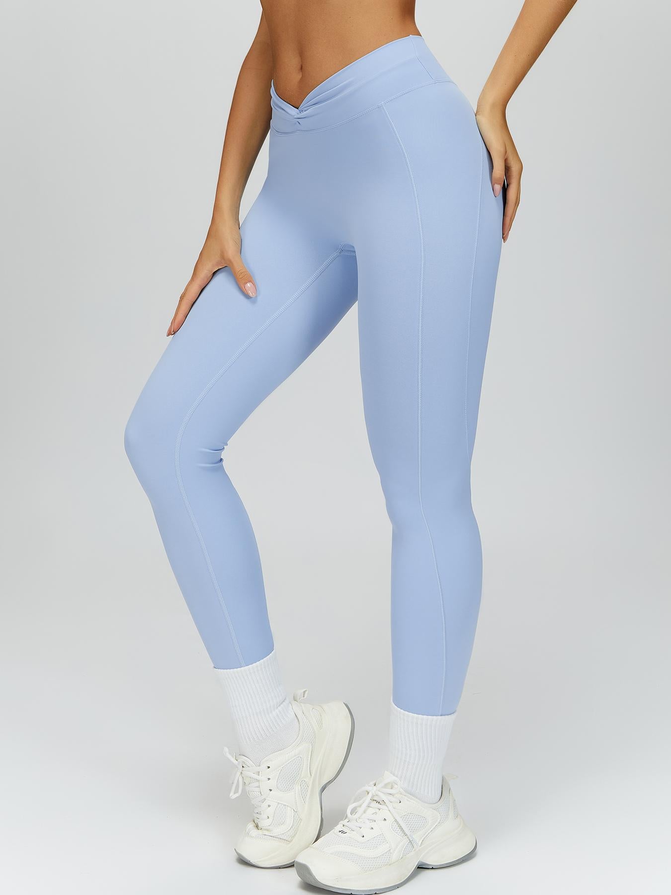 Cross High-Waisted Yoga Pants, Seamless Tight-Fitting Gym Wear - image 14