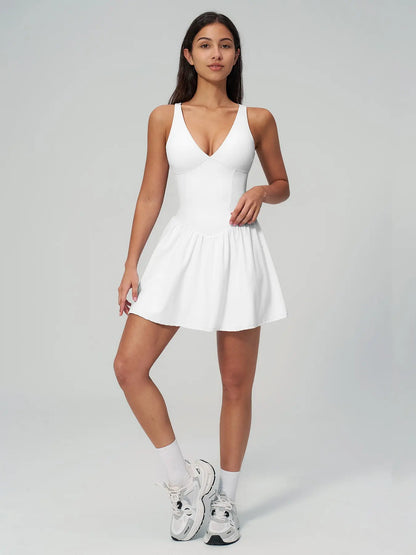 Cross-Border Fitness Yoga, Sporty Outdoor Running Tight Tank Dress - image 6