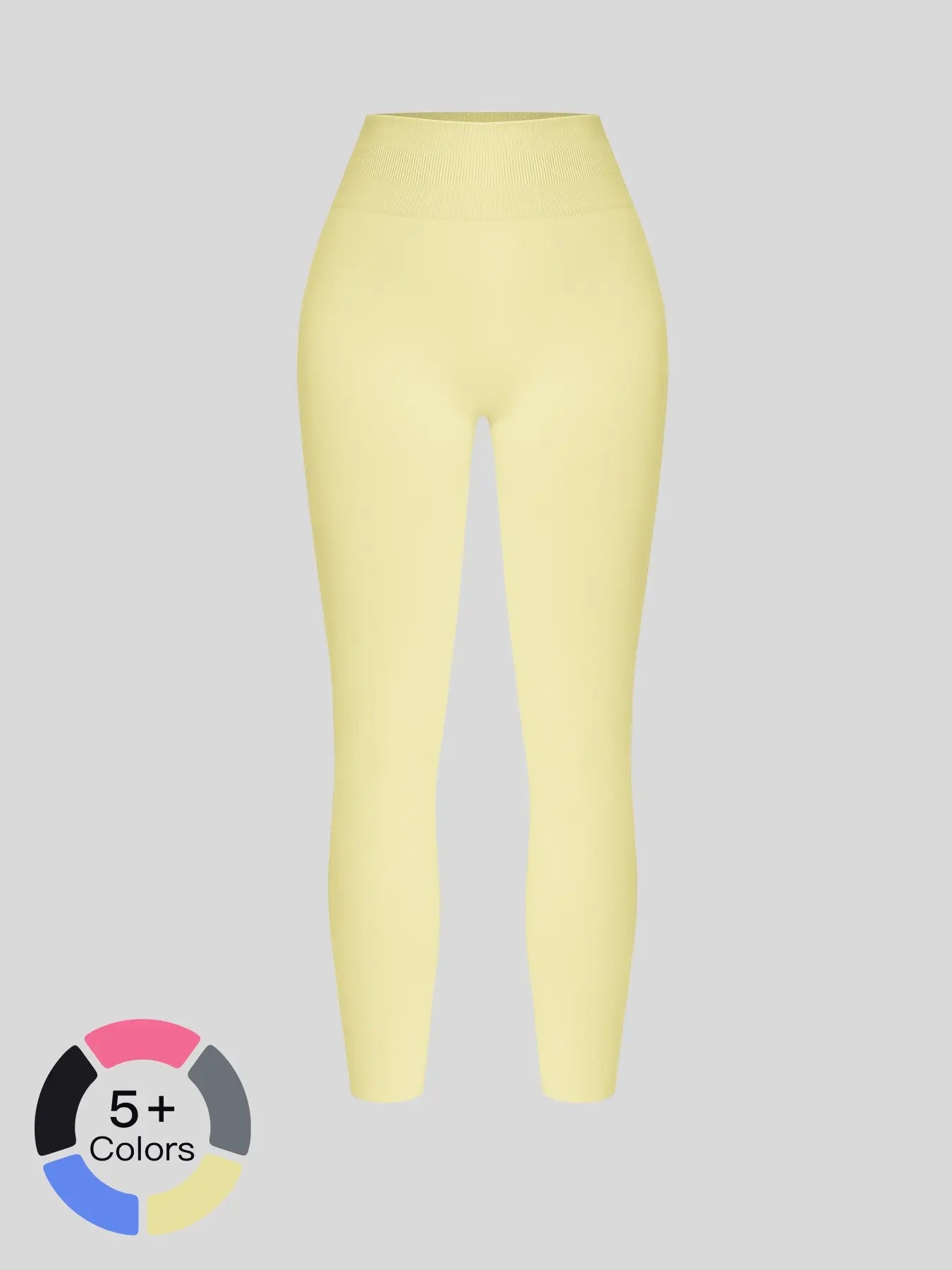 Women's Seamless High-Waisted Yoga Pants, Tight-Fitting Tummy Control