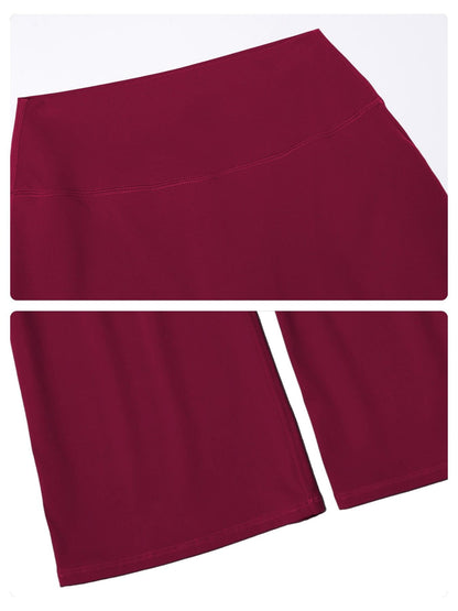 High Waist Flare Leg Yoga Pants, Casual Dance Workout Trousers - image 13