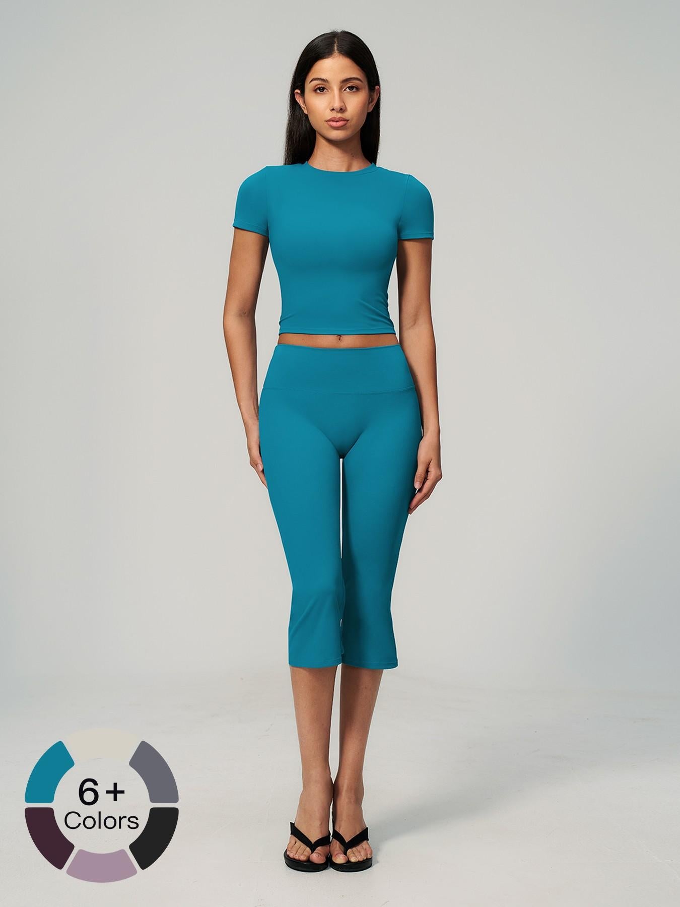 Fashion Yoga Set for Women, High Waist Butt Lifting Tight Fit Slimming Pilates Training Workout… - image 20