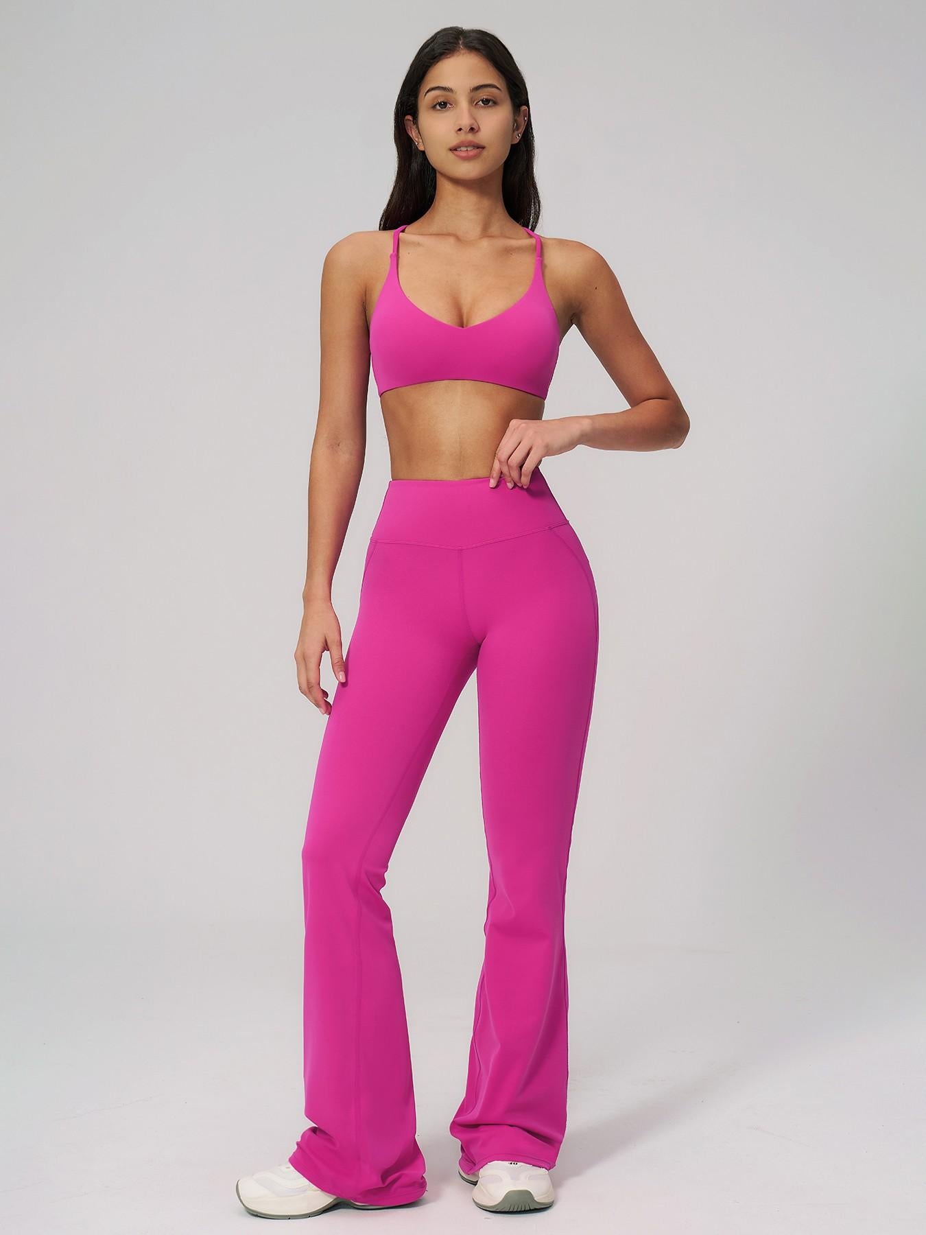Women's 2-Piece Sports Pants Set Yoga, Running Outfits & Fitness Activewear - image 13